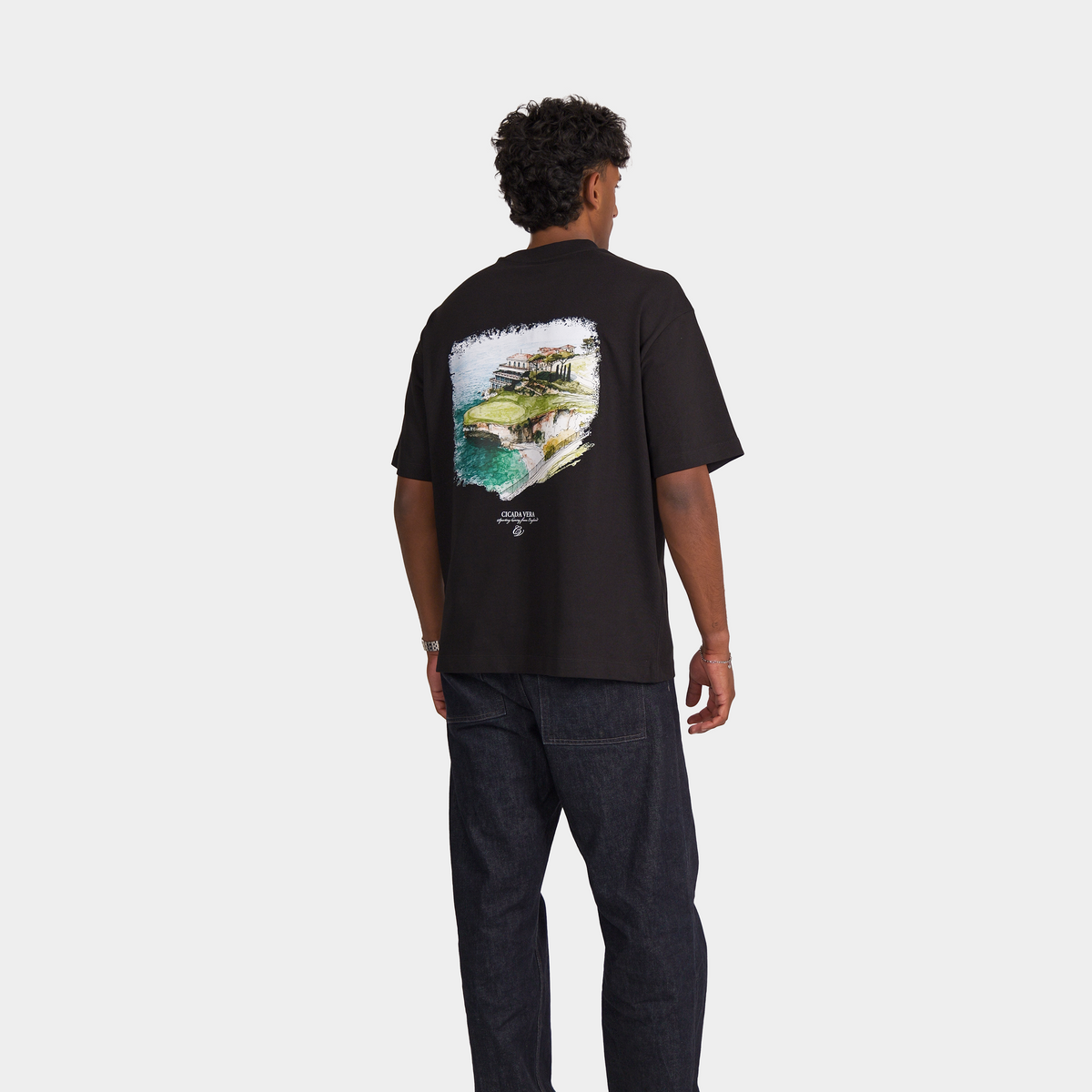 Cliffside Golf T-shirt Black