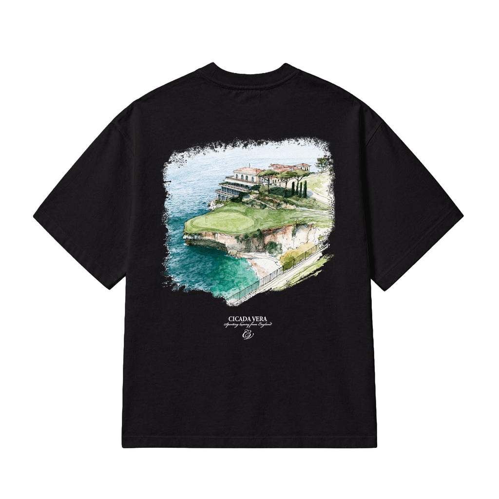 Cliffside Golf T-shirt Black