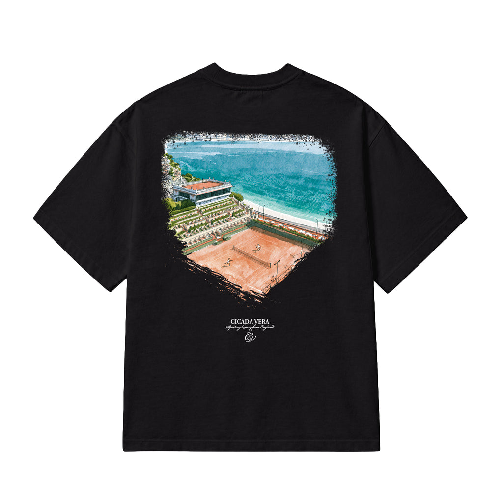 Clay Court T-shirt Black