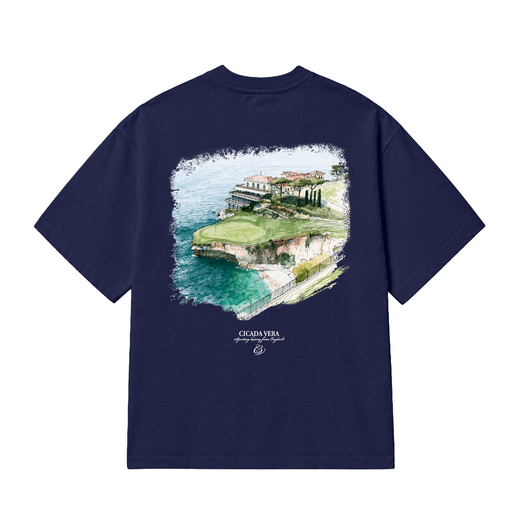 Cliffside Golf T-shirt Navy