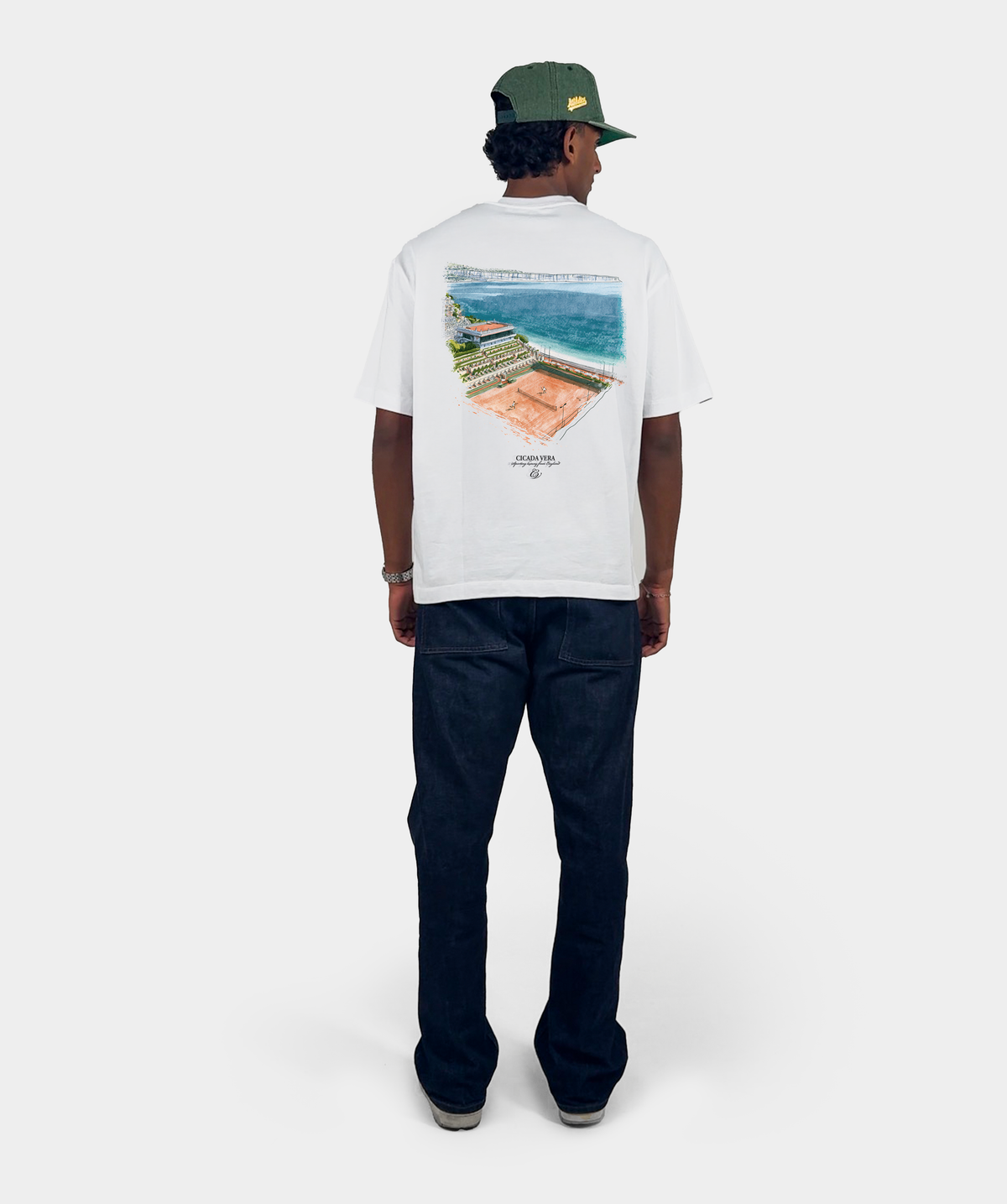 Clay Court T-shirt White