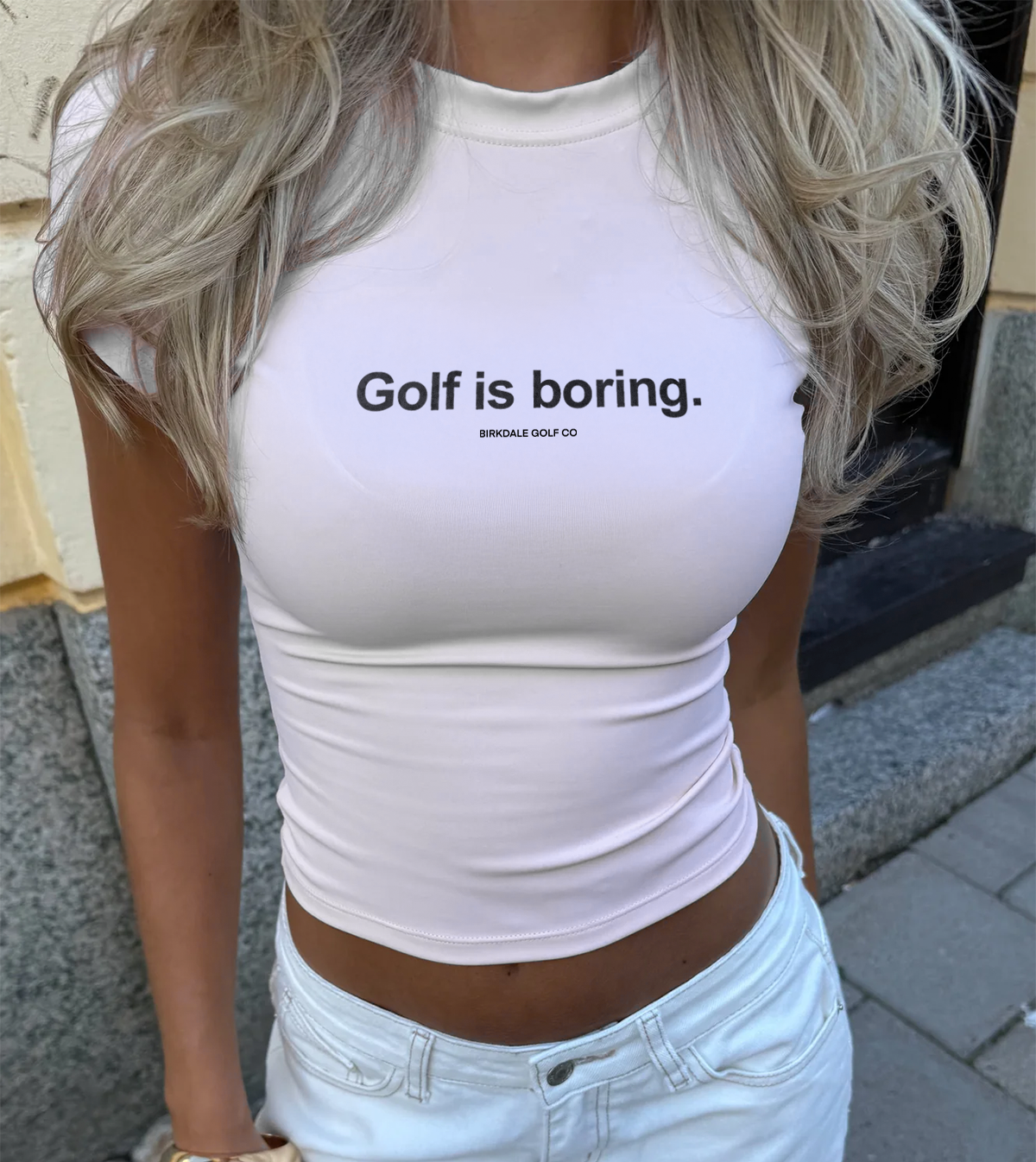 Golf is boring baby tee