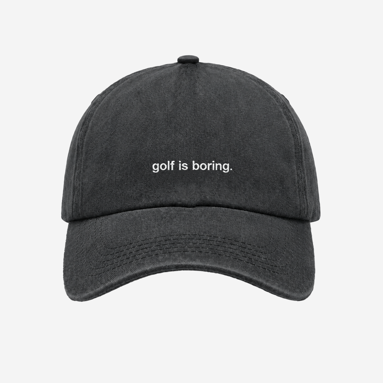 Golf is boring w/o cap